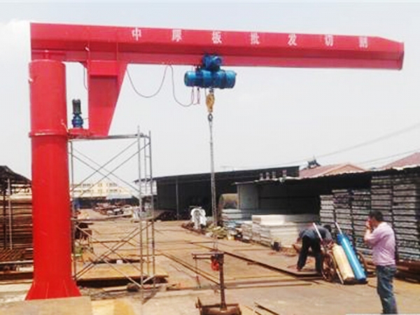 bzd懸臂起重機安裝現場(chǎng)圖